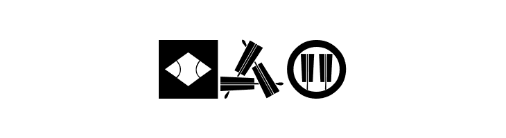 Oriental Icons II  Free Fonts Download