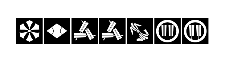 Oriental Icons II  Free Fonts Download