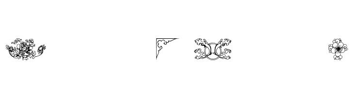 Dover Chinese Motif Design  Free Fonts Download