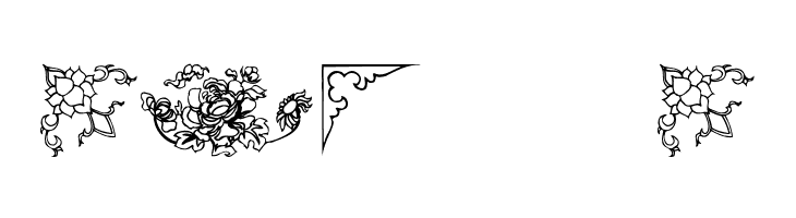 Dover Chinese Motif Design  Free Fonts Download
