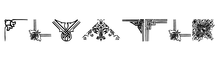 FloridVictorianOrnament  Free Fonts Download