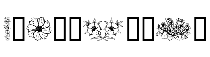 Dover Floral and Design II  Free Fonts Download