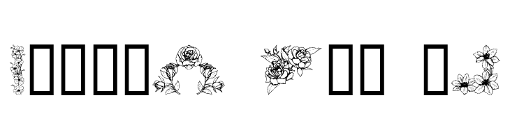 Dover Floral and Design II  Free Fonts Download
