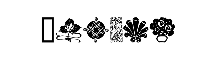 DesignerMotifsThree  Free Fonts Download