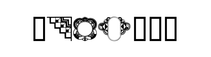 ArtDeco Motif  Free Fonts Download