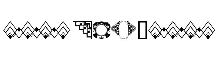 ArtDeco Motif  Free Fonts Download