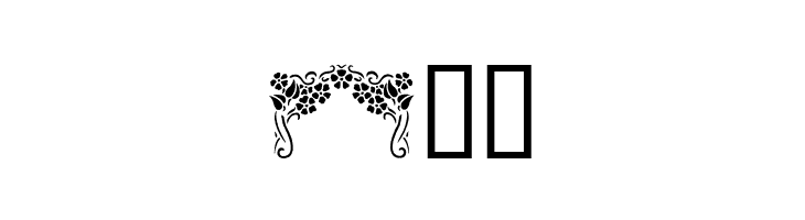 Floral Stencil Design  Free Fonts Download