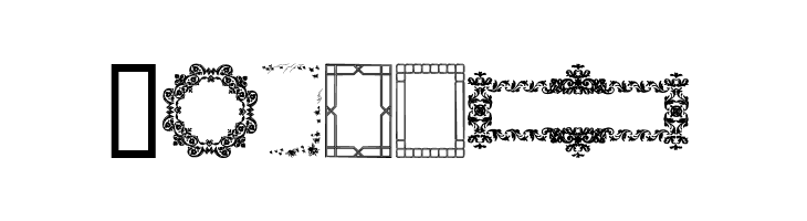 Frames and Headers  Free Fonts Download