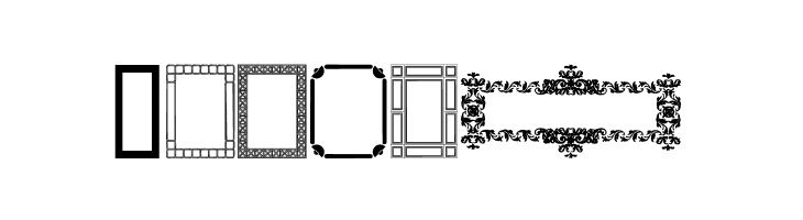 Frames and Headers  Free Fonts Download