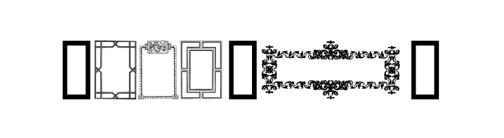 Frames and Headers  Free Fonts Download