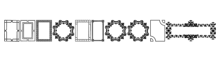 Frames and Headers  Free Fonts Download