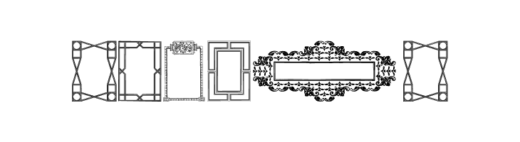 Frames and Headers  Free Fonts Download