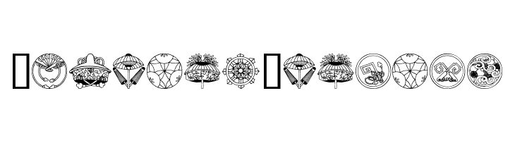 Dover Japanese Design  Free Fonts Download