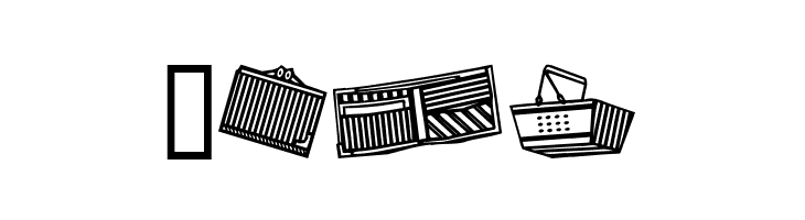 Bags and stuff  Free Fonts Download