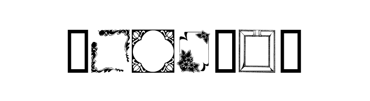FramesAndBorders  Free Fonts Download