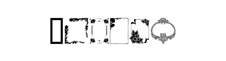 FramesAndBorders  Free Fonts Download