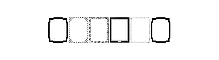 DesignerFramesTwo  Free Fonts Download