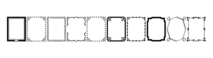 DesignerFramesTwo  Free Fonts Download