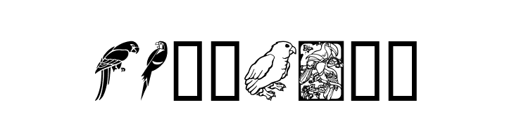 Moyra's Parrots  Free Fonts Download