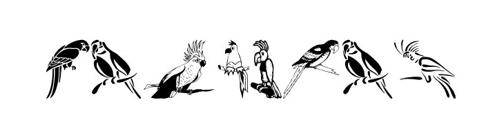 Moyra's Parrots  Free Fonts Download