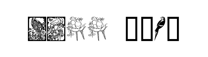 Moyra's Parrots  Free Fonts Download