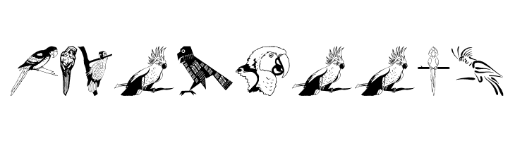 Moyra's Parrots  Free Fonts Download