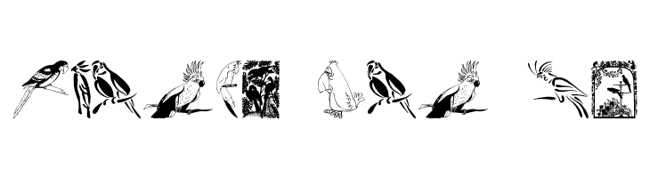 Moyra's Parrots  Free Fonts Download