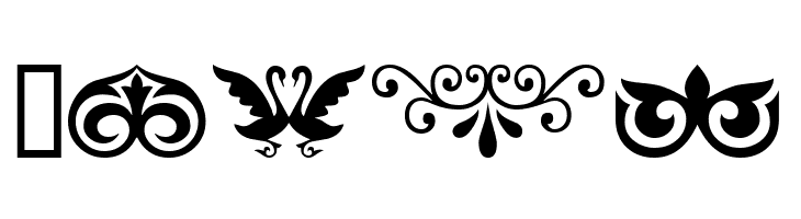 Ornamental Decoration II  Free Fonts Download