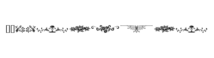 Ornamental Decoration II  Free Fonts Download