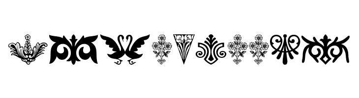 Ornamental Decoration II  Free Fonts Download