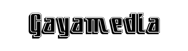 Gayamedia LittleDeuceCoupe Font