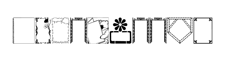 Just Frames  Free Fonts Download