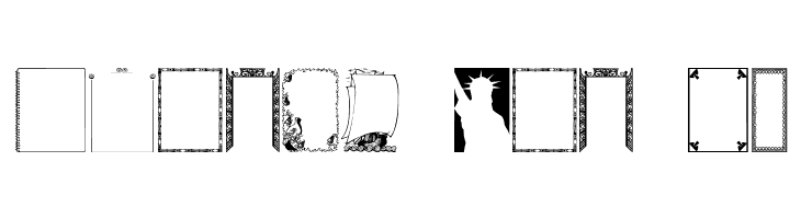 Just Frames  Free Fonts Download
