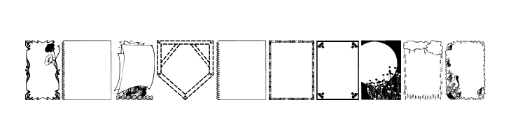 Just Frames  Free Fonts Download