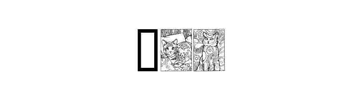 Cats  Free Fonts Download