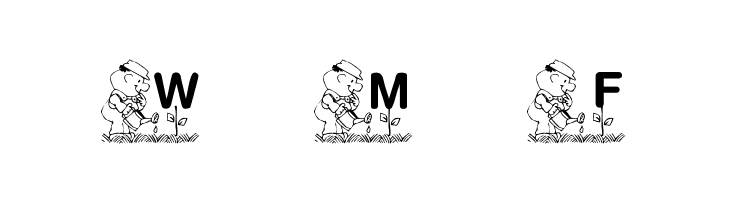 KR Garden for Sue  Free Fonts Download