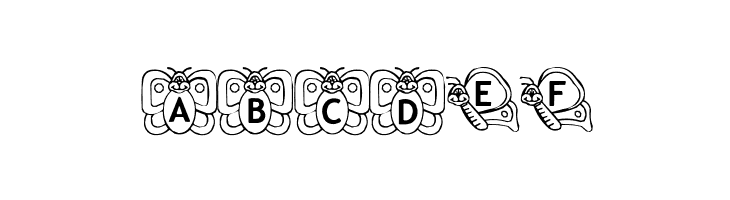 Butterfly In My Garden  Free Fonts Download