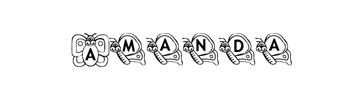 Butterfly In My Garden  Free Fonts Download