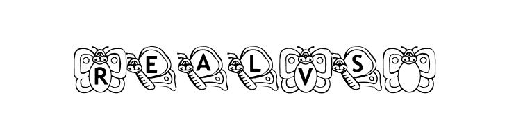 Butterfly In My Garden  Free Fonts Download