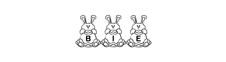 BB EasterEggs  Free Fonts Download