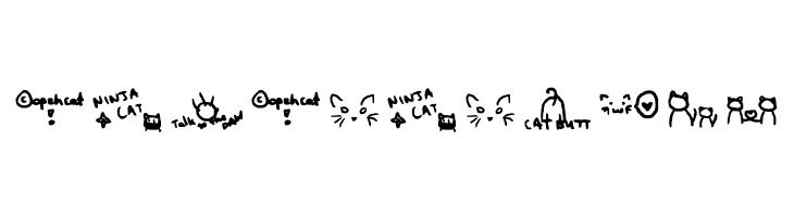 All things CAT!  Free Fonts Download