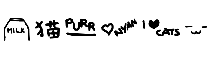 All things CAT!  Free Fonts Download