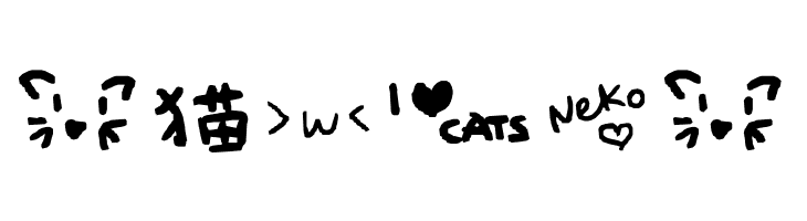 All things CAT!  Free Fonts Download