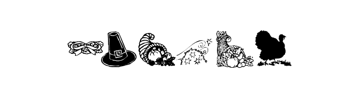 KR Harvest Dings  Free Fonts Download