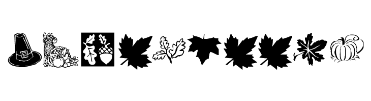 KR Harvest Dings  Free Fonts Download