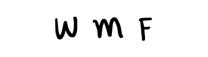 my normal handwriting  Free Fonts Download