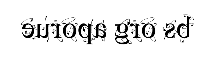 Kingthings Backwards  Free Fonts Download