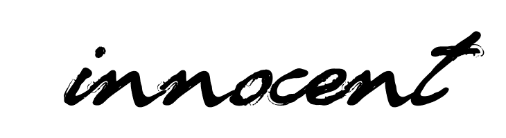 innocent soul handwriting_free-version Font