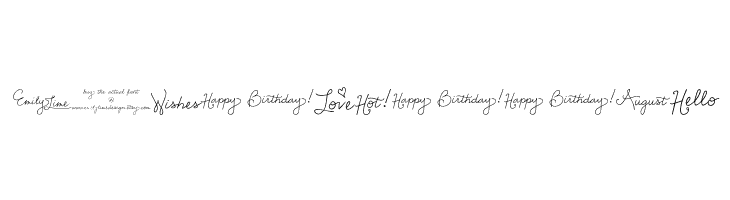 EmilyLimeWords  Free Fonts Download