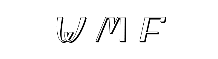 YiggivooUnicode3D-Italic  Free Fonts Download